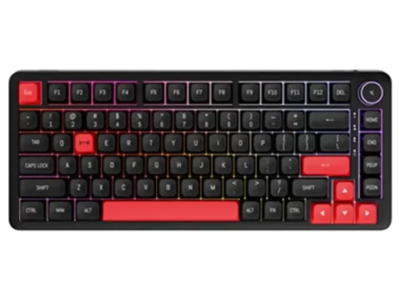 DAWG HighKey 718 75% RGB Wireless Mechanical Gaming Keyboard ( Black ) ( Blue Tactile Switch )