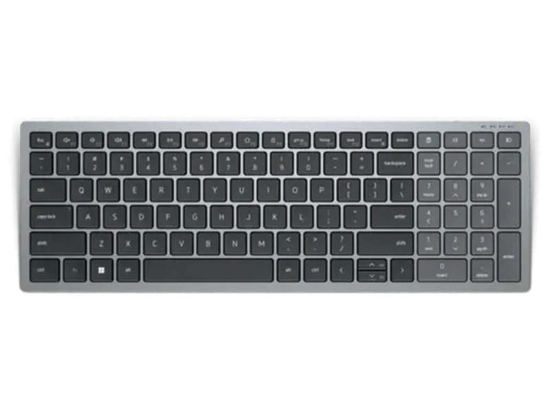 DELL KB740 Compact Multi Device Full Size Mechanical Wireless Keyboard ( Grey ) ( Scissor Switch )