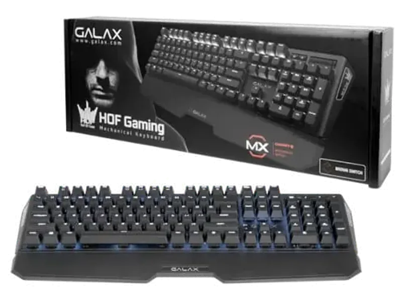 GALAX HOF Full Size Mechanical Wireless Gaming Keyboard ( Black ) ( Cherry MX Brown Switch )