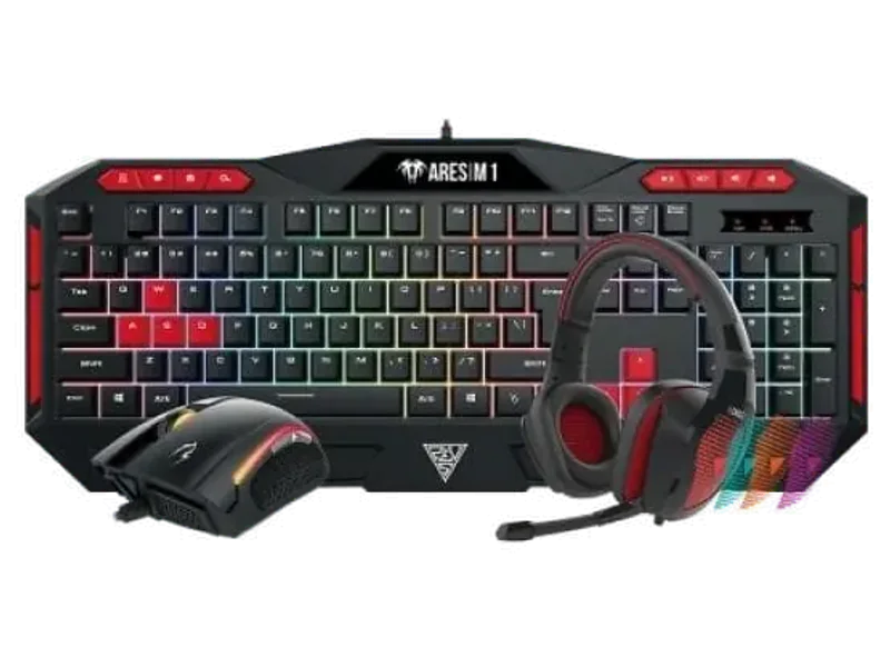 GAMDIAS Poseidon M2 Full Size Membrane Wired Gaming Keyboard ( Black ) ( Membrane Switch )