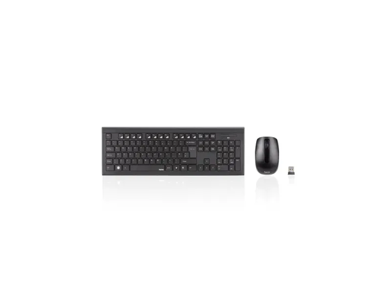 HAMA 182664 Cortion Full Size Membrane Wireless Gaming Keyboard ( Black )