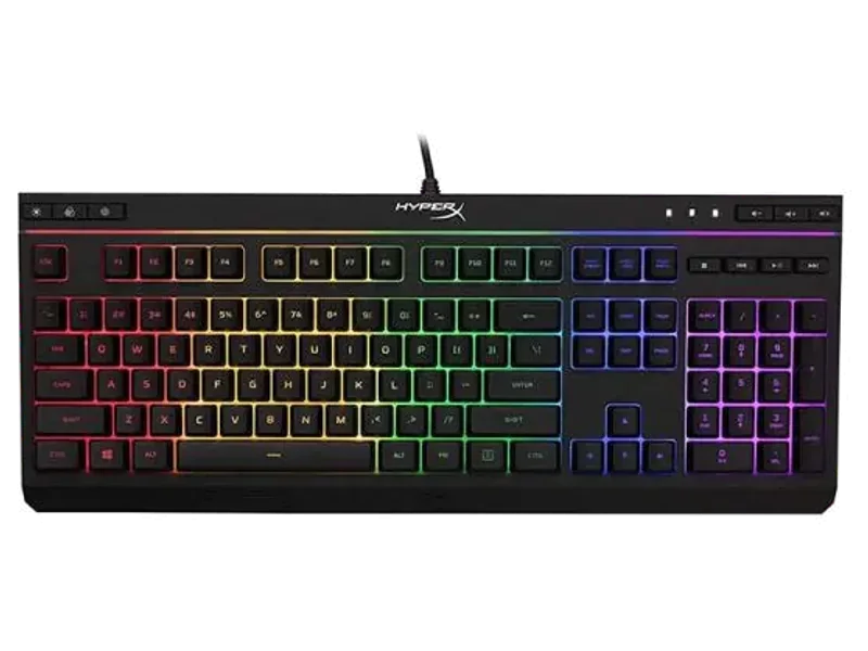 HYPERX Alloy Core RGB Full Size Membrane Wired Gaming Keyboard ( Black )