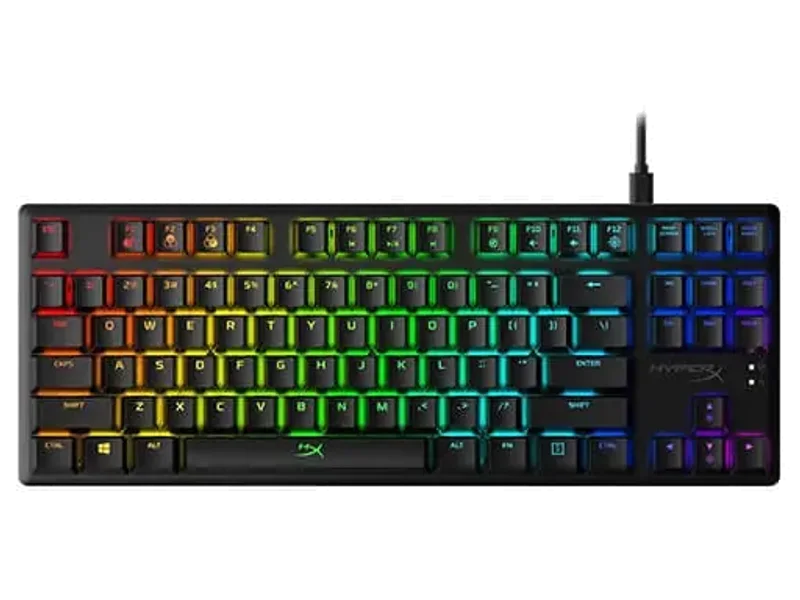 HYPERX Alloy Origins Core TKL Mechanical Wired Gaming Keyboard (Blue Switches) ( HX-KB7BLX-US )
