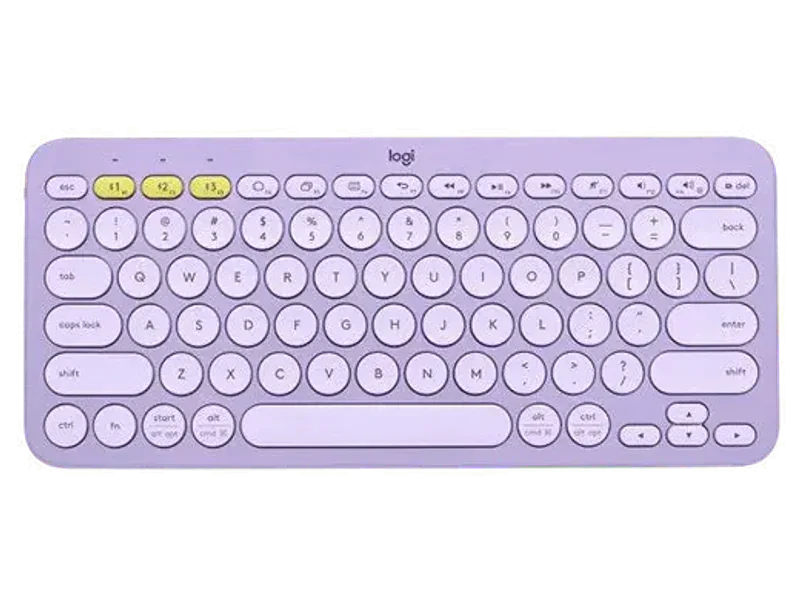 LOGITECH K380 60% Membrane Wireless Gaming Keyboard ( Lavender ) ( 920-011146 )