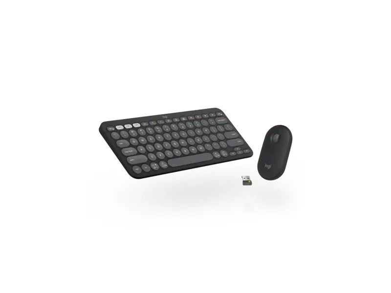 LOGITECH Pebble 2 60% Wireless Mouse and Keyboard Combo ( Graphite ) ( 920-012187 )