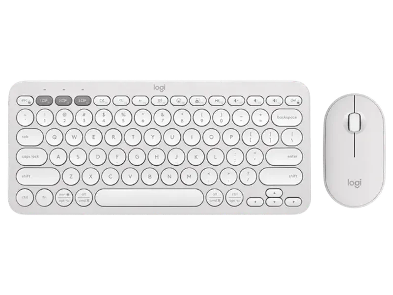 LOGITECH Pebble 2 60% Wireless Mouse and Keyboard Combo ( White ) ( 920-012188 )