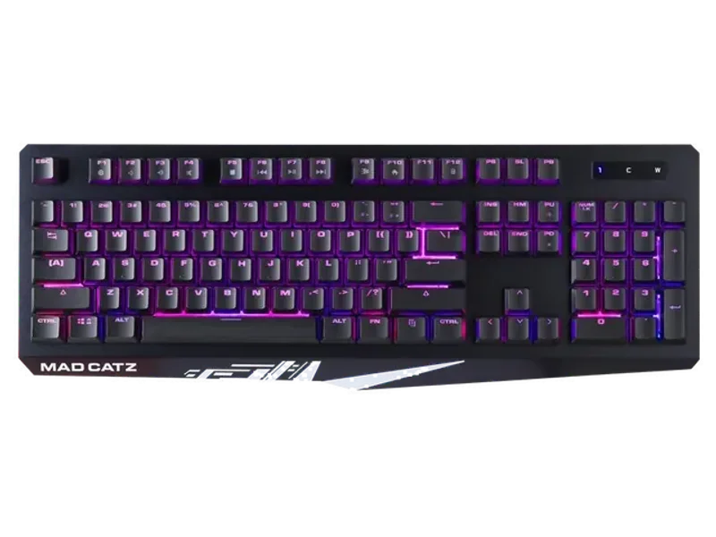 MAD CATZ Strike 2 RGB Full Size Membrane Wired Gaming Keyboard ( Black ) ( KS13MRUSBL000-0 )