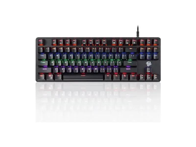 Enter WIRED MECHANICAL KEYBOARD PHOENIX PRO Wired USB Laptop-size Gaming Keyboard Compatible with Desktop, Laptop, Mac