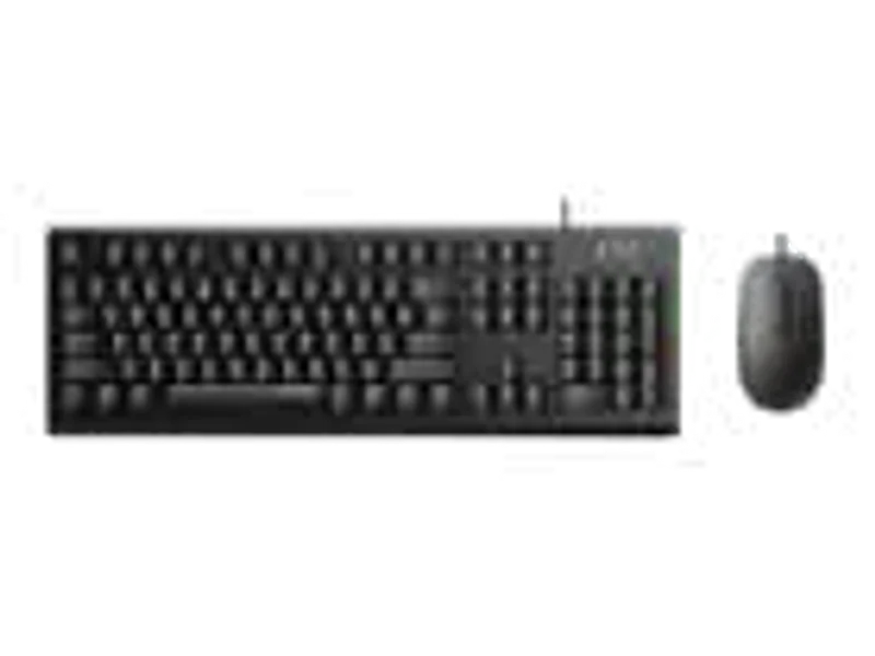 RAPOO X120PRO WIRED OPTICAL KEYBOARD & MOUSE COMBO 1600DPI SPILL RESISTANCE KEYBOARD -BLACK