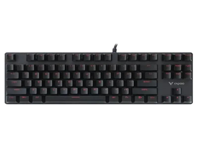 RAPOO V500 Alloy RGB Full Size Mechanical Wired Gaming Keyboard ( Clicky Blue Switch )