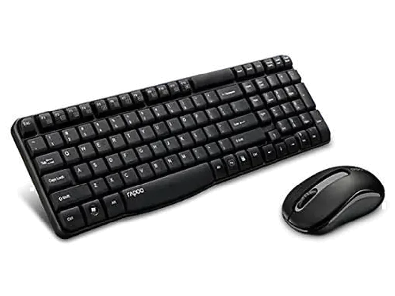 RAPOO X1800S WIRELESS KEYBOARD AND MOUSE COMBO BLACK