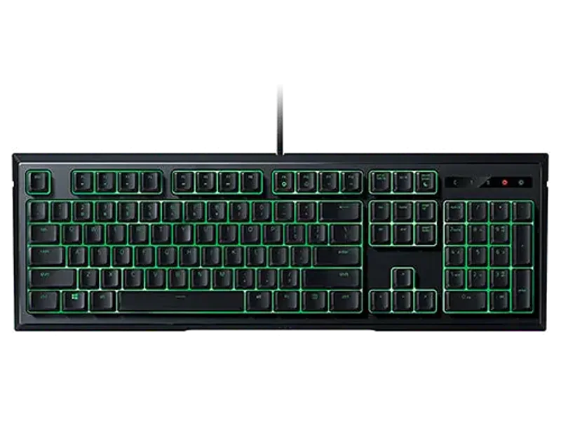 RAZER Ornata-Expert Full Size Green Backlit Membrane Gaming keyboard ( Black )