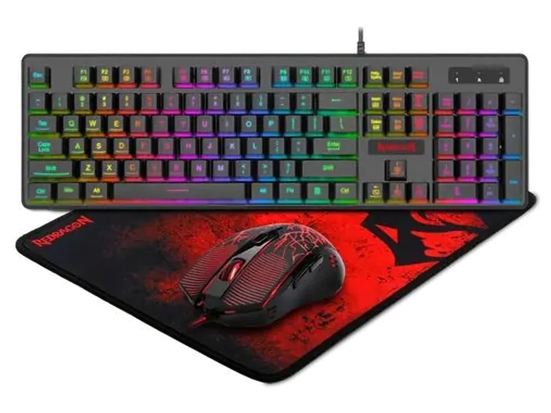 REDRAGON S107 K509 Full Size Semi Mechanical Wired Gaming Keyboard ( Black )