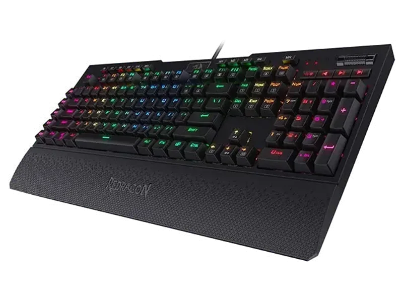 REDRAGON K586 Brahma Full Size Mechanical Wired Gaming Keyboard ( Black ) ( Red Linear Switch )
