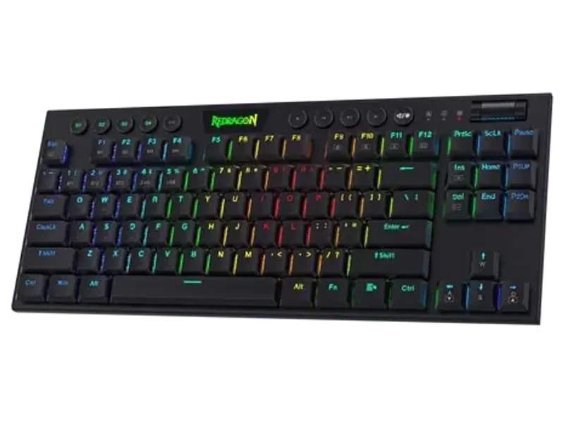 REDRAGON K621 Horus Tenkeyless Mechanical Wireless Gaming Keyboard ( Black ) ( Red Linear Switch )