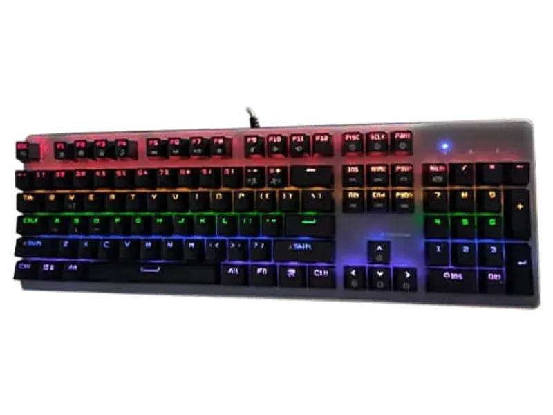 THERMALTAKE TT Esports K100 Full Size Mechanical Switches Gaming Keyboard ( Black ) ( Blue Switches ) ( KB-KSE-BLBHUS-01 )