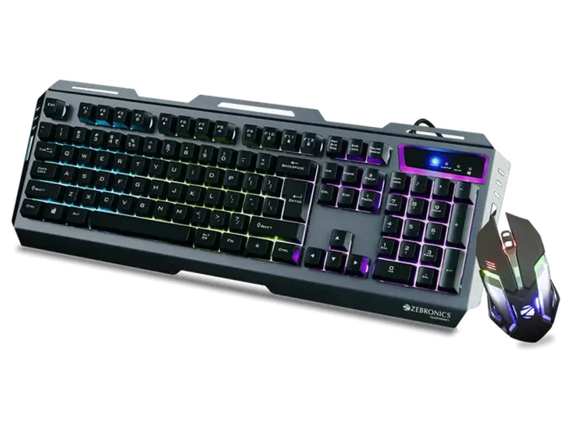 ZEBRONICS Transformer 1 RGB Wired Gaming Keyboard and Mouse Combo ( Black )