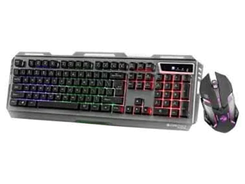 ZEBRONICS Transformer Full Size Membrane Switch Wired Gaming Keyboard and mouse Combo ( Black )