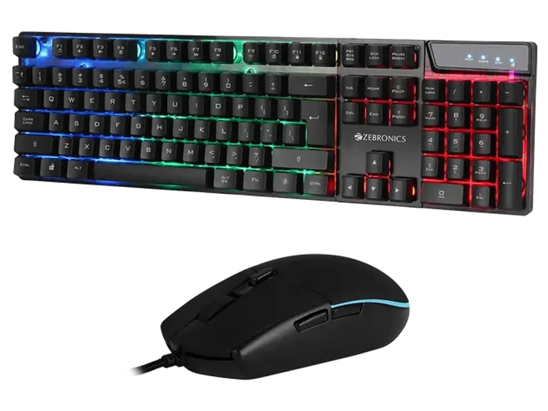 ZEBRONICS ZEB-WAR GAMING KEYBOARD AND MOUSE COMBO