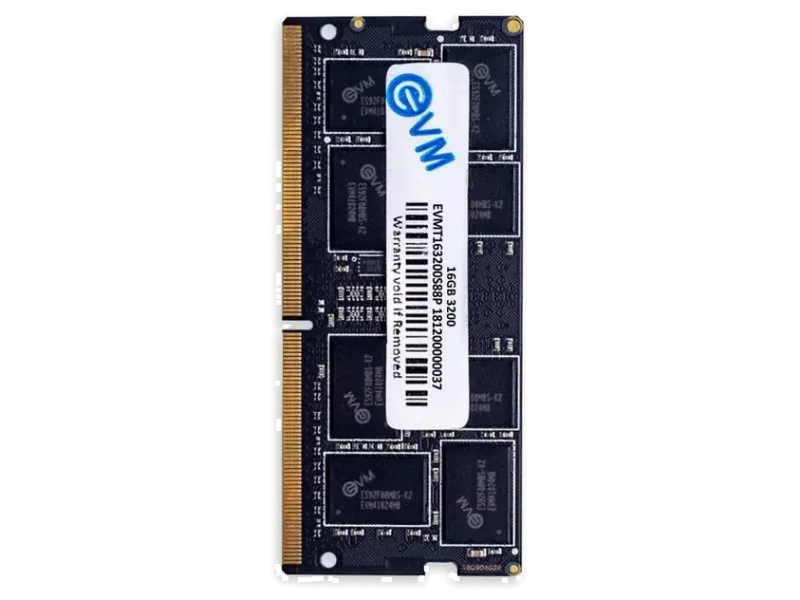 EVM SODIMM DDR4 16 GB Laptop (16GB DDR4 Laptop RAM 3200MHz)