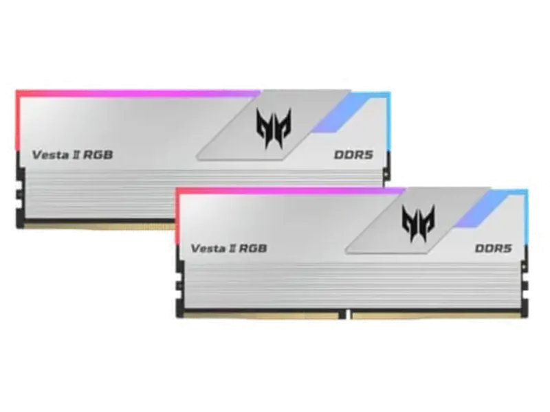 ACER Predator Vesta II RGB 32GB ( 16GB x 2 ) 6000MHz DDR5 RAM ( Silver ) ( CL30 )