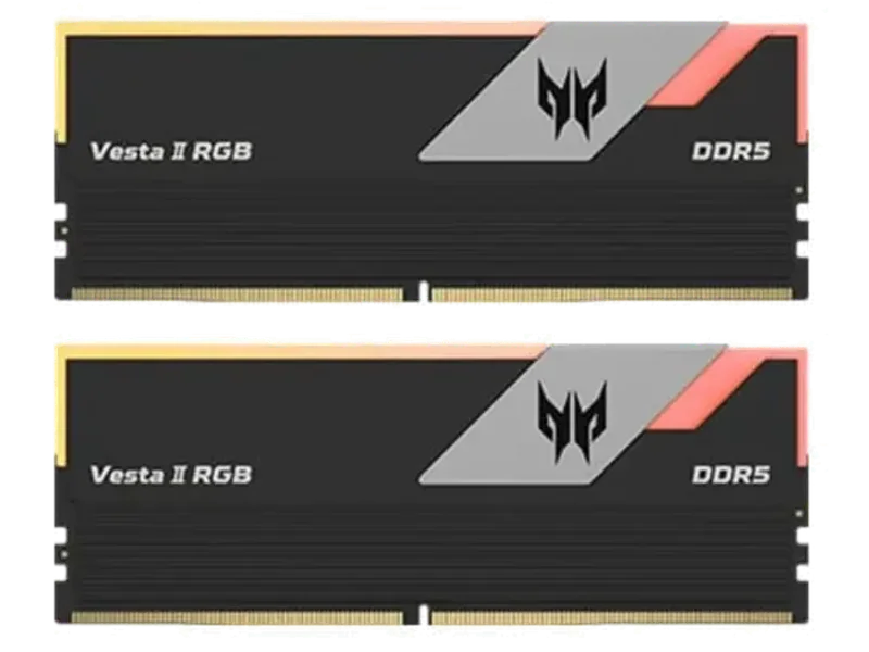 ACER Predator Vesta II RGB 32GB ( 16GB x 2 ) 6000MHz DDR5 RAM ( Black ) ( CL32 )