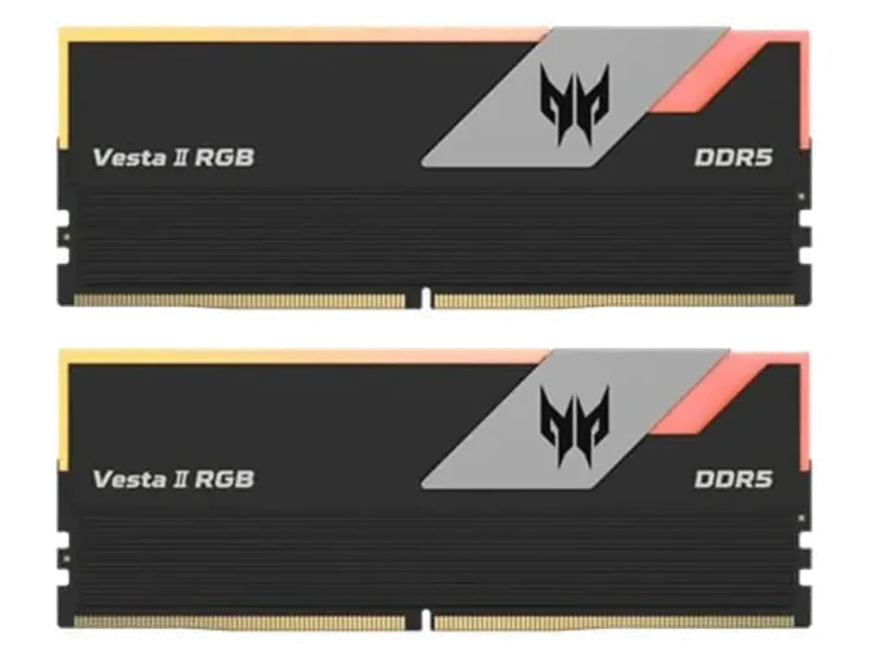 ACER Predator Vesta II RGB 32GB ( 16GB x 2 ) 6000MHz DDR5 RAM ( Black ) ( CL36 )