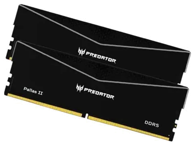 Acer Predator Pallas II 32GB 16GBx2 6000mhz DDR5 Memory Black Color BL.9BWWR.433
