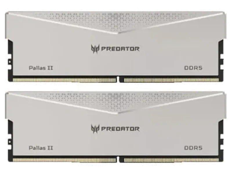 ACER Predator Pallas II 32GB ( 16GBx2 ) 6000MHz DDR5 RAM (Silver) ( CL34 )