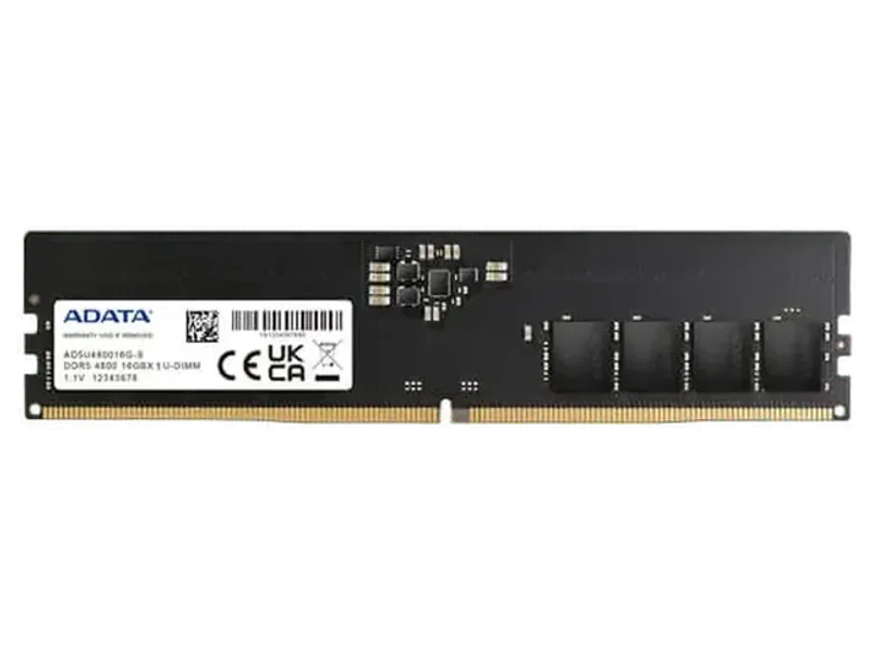 ADATA 16GB ( 16GBx1 ) 4800MHz DDR5 RAM ( CL40 )
