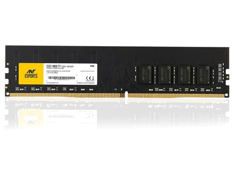 Ant Esports 690 NEO FP 8GB (1 * 8GB) DDR4 3200 MHz CL 24-22-22-52 288-Pin U-DIMM Desktop Memory - AE8GD4U32M16C