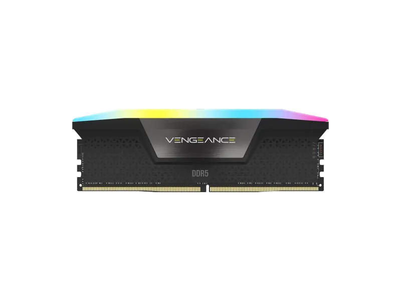 CORSAIR VENGEANCE-CMH16GX5M1B5200C40- RGB DDR5 16GB (1X16GB) DDR5 5200 CL40-40-40-77 1.25V INTEL XMP - BLACK