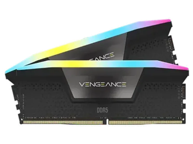 Corsair Vengeance RGB 32GB (16GBx2) DDR5 5200MHz Desktop Memory CMH32GX5M2B5200C40