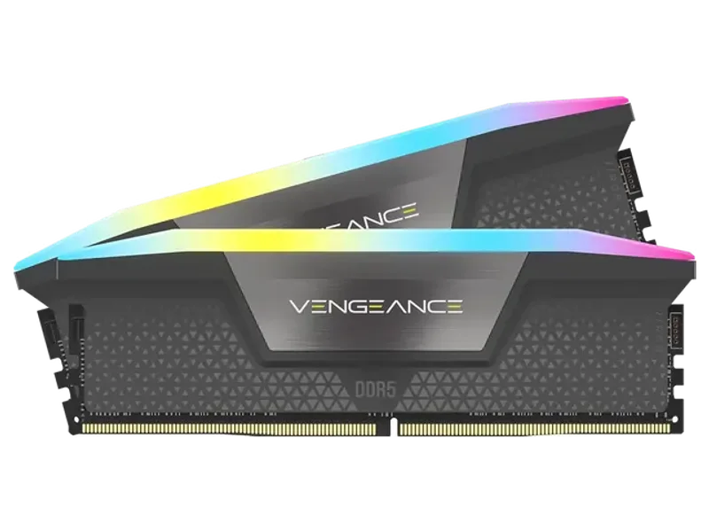 CORSAIR VENGEANCE CMH32GX5M2E6000Z36 RGB DDR5 32GB (2X16GB) DDR5 6000 CL36-44-44-96 1.35V AMD EXPO & INTEL XMP - GREY