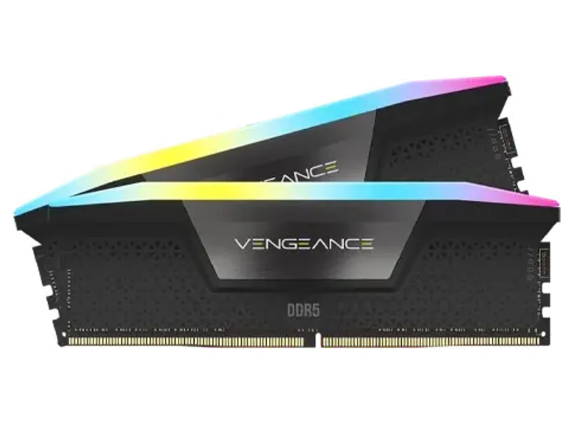 Corsair Vengeance RGB 32GB (2x16GB)DDR5 5200MHz Desktop Memory CMH32GX5M2B5200Z40K