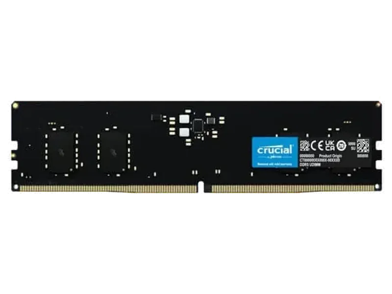 CRUCIAL 16GB ( 16GBx1 ) 4800MHz DDR5 RAM ( CL40 )