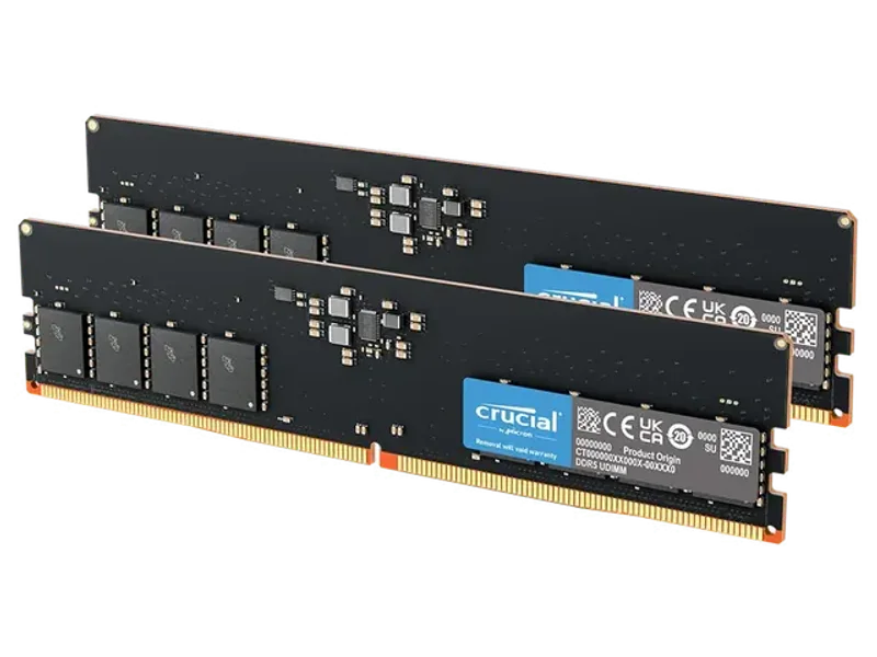 CRUCIAL 16GB KIT (2X8GB) DDR5-4800 UDIMM CL40 RAM CT2K8G48C40U5