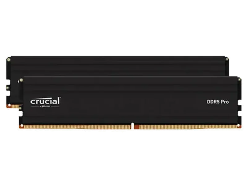 CRUCIAL Pro 32GB ( 16GB x 2 ) 5600MHz DDR5 RAM ( Black ) ( CL46 )