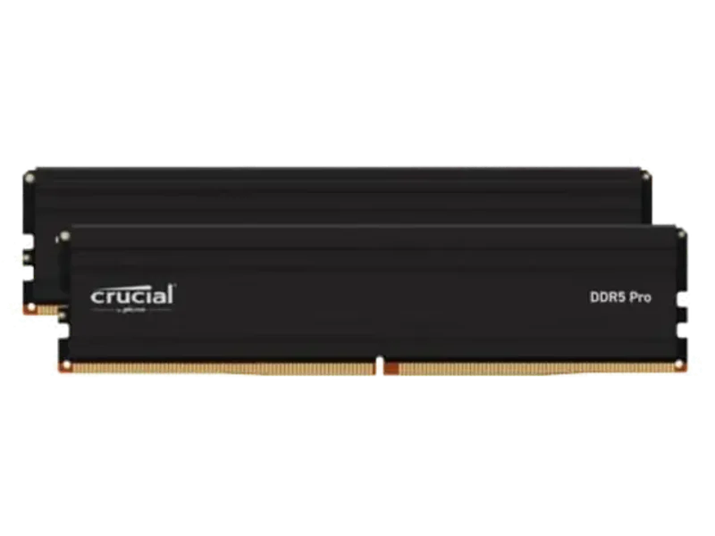 CRUCIAL Pro 32GB ( 16GB x 2 ) 6000MHz DDR5 Ram ( Black ) ( CL48 )