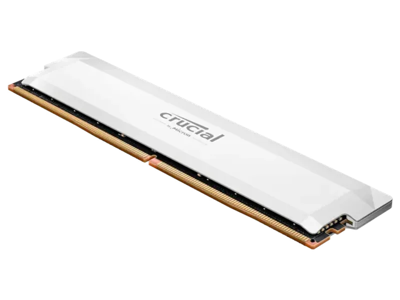 CRUCIAL PRO OVERCLOCKING 16GB DDR5-6000 UDIMM CL36 WHITE RAM CP16G60C36U5W