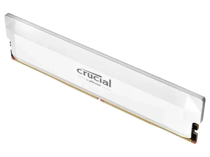 CRUCIAL PRO OC 16GB DDR5-6400 UDIMM CL38 WHITE CP16G64C38U5W