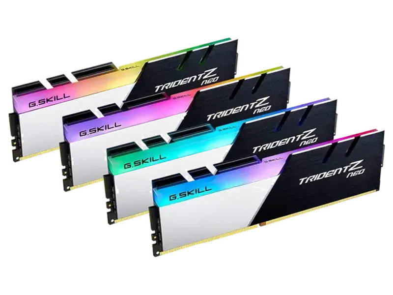 G.Skill Trident Z NEO Series 64GB (4 x 16GB) 288-Pin SDRAM (PC4-28800) DDR4 3600 CL16-19-19-39 1.35V Quad Channel Desktop Memory Model F4-3600C16Q-64GTZNC