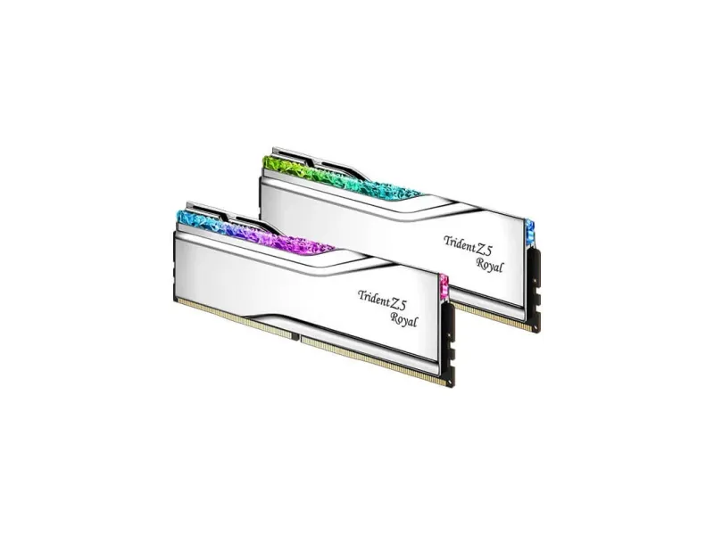 G.Skill Trident Z5 Royal RGB 32GB ( 16GB x 2 ) DDR5 7200MHz Desktop RAM ( Silver ) ( CL34 )