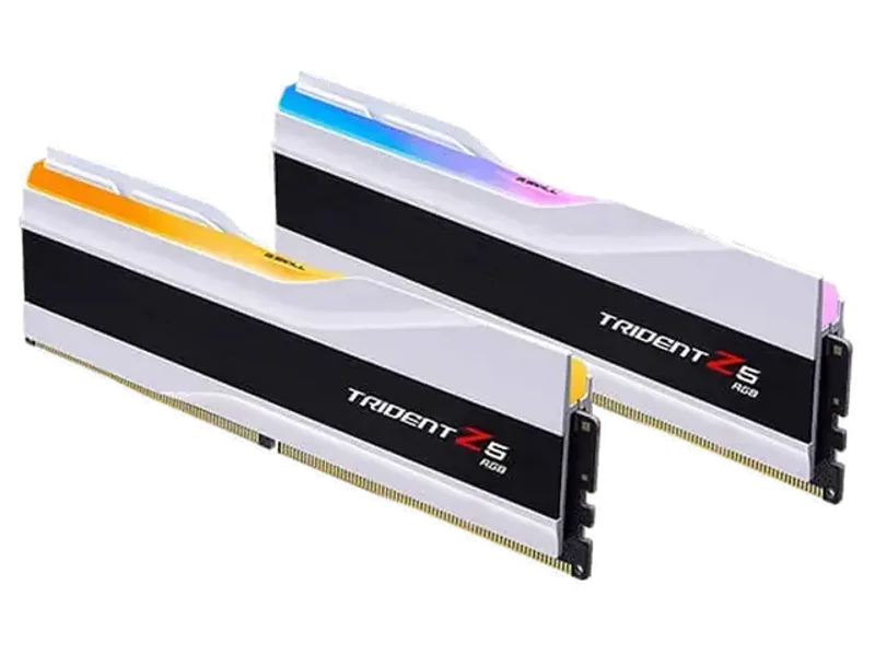 G.SKILL Trident Z5 RGB 32GB ( 16GBx2 ) 7200MHz DDR5 RAM ( White ) ( CL34 )