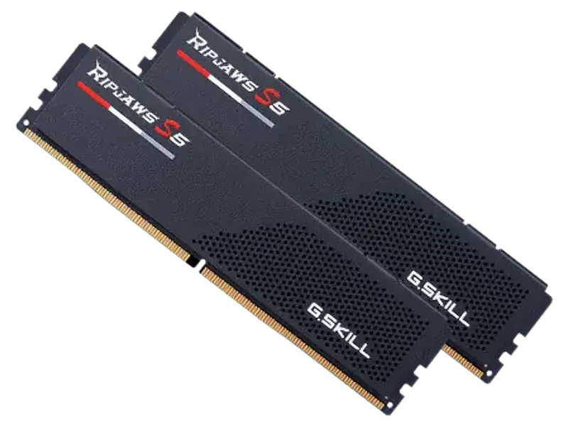 G.Skill Ripjaws S5 64GB (32GBx2) DDR5 5200MHz Black Gaming Desktop RAM F5-5200J3636D32GX2-RS5K