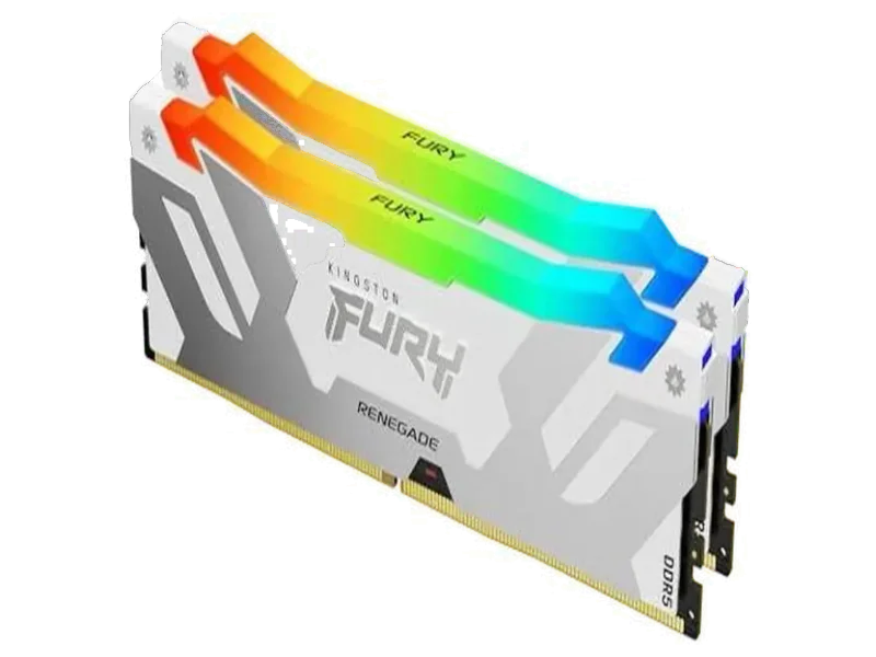 KINGSTON FURY Renegade RGB 32GB ( 16GB x 2 ) 8000MHz DDR5 RAM CL38 (White)