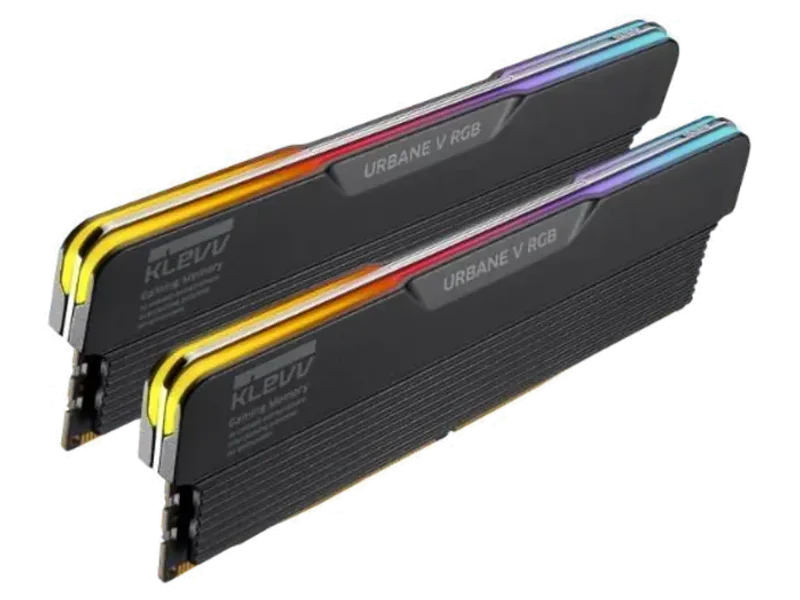 KLEVV Urban V RGB 32GB ( 16GB x 2 ) 6000MHz DDR5 RAM ( Black ) ( CL30 )