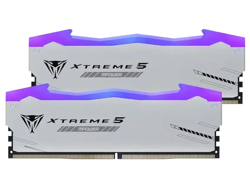 Patriot Viper Xtreme 5 MPower DDR5 RGB RAM 32GB (2X16GB) 6000MT/s CL30 UDIMM Desktop Gaming Memory Kit - PVXR532G60C30KM