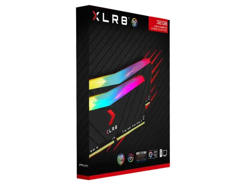 PNY XLR8 RGB 16GB ( 8GB x 2 ) 3200MHz DDR4 RAM ( CL16 )
