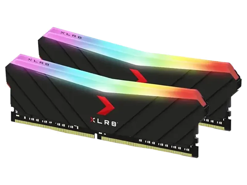 PNY 32GB (2x16GB) XLR8 Gaming Epic-X RGB DDR4 3200MHz Desktop Memory â€“ (MD32GK2D4320016XRGB)